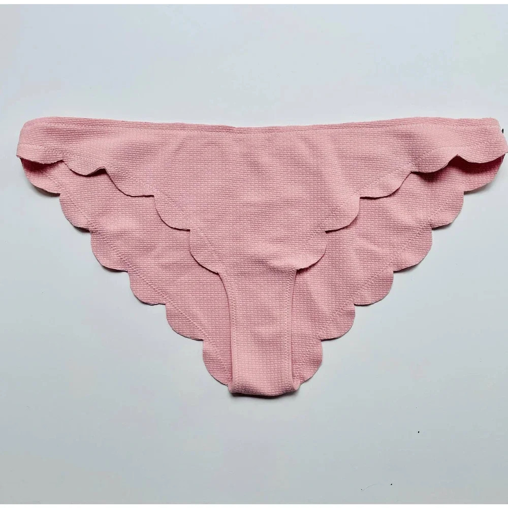 Marysia Broadway Bikini Bottom Low Rise Pink Size Large NEW